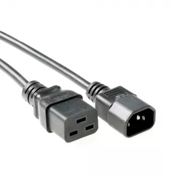 Maitinimo laidas C14 - C19 juodas 0,5 m ACT Powercord AK5438