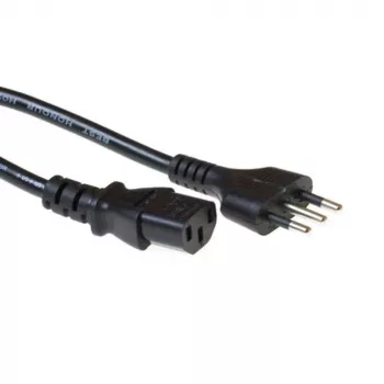 Maitinimo laidas ACT Powercord su itališku kištuku C13 juodas 1,8 m