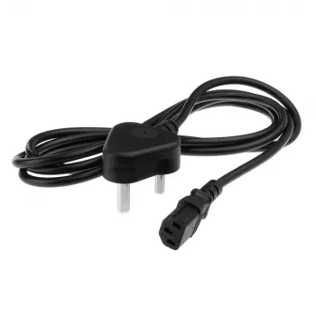 Maitinimo laidas ACT Powercord India/SA kištukas - C13 juodas 2,5 m