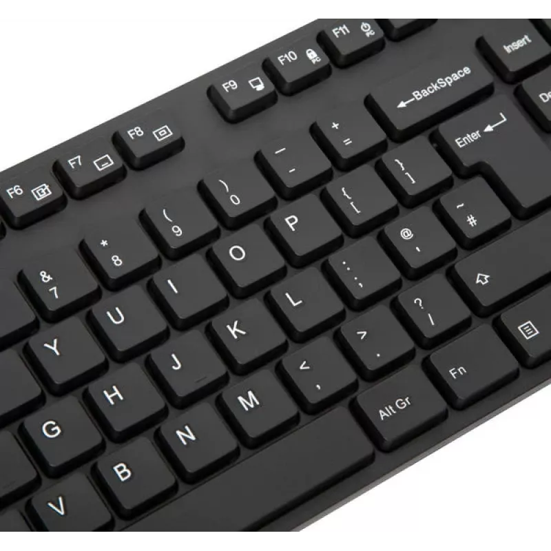Targus AKB30AMUK klaviatūra, USB, pilno dydžio, QWERTY, JK išdėstymas, antimikrobinė