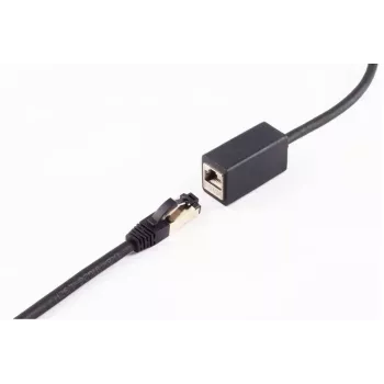 Tinklo kabelis ShiverPeaks BS08-44015 Cat8.1 F/FTP 0,5 m juodas