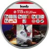 Pjovimo diskų rinkinys KWB 712041 Starter Set 10 vnt. plokščias centras plytoms, marmurui, plienui
