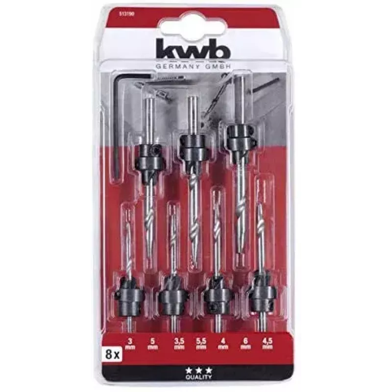 Gręžtuvas KWB 513190 grūdintas plienas 11mm gylis 205mm aukštis