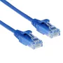 ACT Blue 0,15 m LSZH U/UTP CAT6 plonas pataisymo laidas su apsaugotais RJ45 kištukais