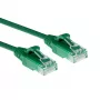 ACT Green 0,15 m LSZH U/UTP CAT6 plonas jungiamasis kabelis su apsaugotais RJ45 kištukais