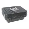 Vienkartinis maisto indas Papstar 96552 Polipropilenas Juodas 227x178x45mm