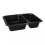 Vienkartinis maisto laikymo indas Papstar 96553 polipropilenas juodas 227x178x45mm