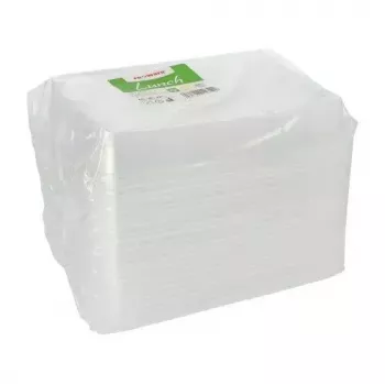 Papstar 96555 vienkartinis maisto indas permatomas PET 234x187x20 mm