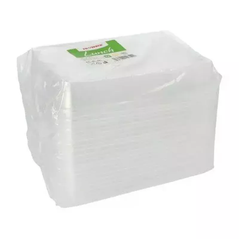 Papstar 96555 vienkartinis maisto indas permatomas PET 234x187x20 mm