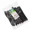 Vienkartinė šakutė Papstar 96436, polistirolas, 50 vnt., juoda, 185 mm