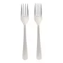 Vienkartinė šakutė Papstar 96462, polipropilenas, 100 vnt, balta, 190 mm