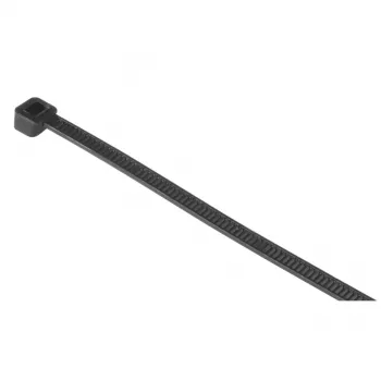 Hama 00221000 keliaraištis su kabliuku ir kilpa, plastikinis, juodas, 50 vnt.