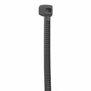Hama 00221000 keliaraištis su kabliuku ir kilpa, plastikinis, juodas, 50 vnt.
