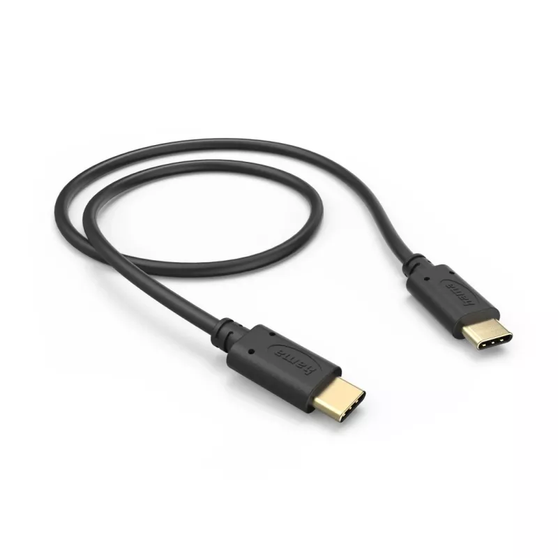 Hama 00201706 USB kabelis USB 2.0 0,5 m USB C juodas