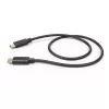 Hama 00201706 USB kabelis USB 2.0 0,5 m USB C juodas