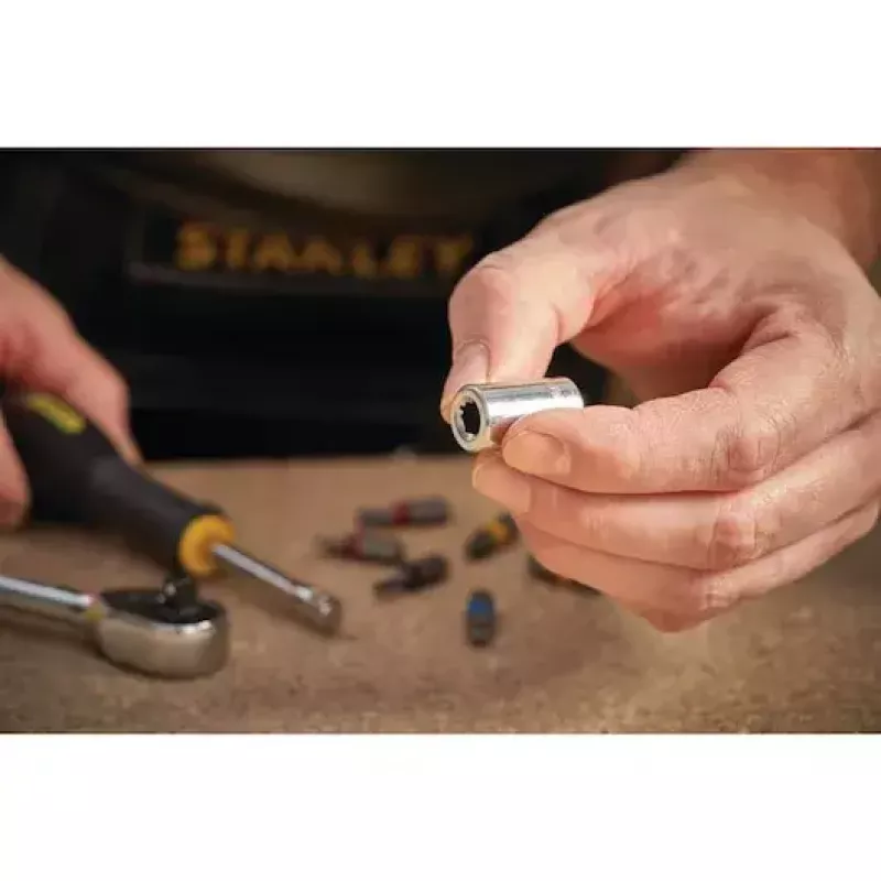 Laikiklis antgalių Stanley STMT86124-0, chromo-vanadžio plienas, 25,4/4 mm, 1 vnt.