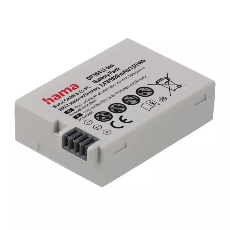 Hama DP 554 ličio jonų baterija 1020 mAh fotoaparatui