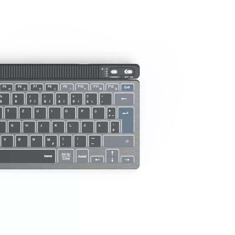 Hama WK-700 klaviatūra Namai/Biuras Belaidis Bluetooth QWERTZ Vokiškas Antracitas, Juoda, Mėlyna