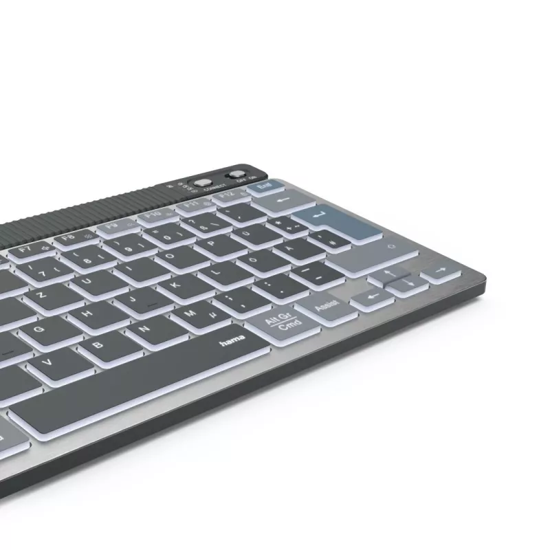 Hama WK-700 klaviatūra Namai/Biuras Belaidis Bluetooth QWERTZ Vokiškas Antracitas, Juoda, Mėlyna