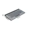 Hama WK-700 klaviatūra Namai/Biuras Belaidis Bluetooth QWERTZ Vokiškas Antracitas, Juoda, Mėlyna