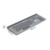 Hama WK-750 belaidė klaviatūra Home/Office Bluetooth QWERTZ vokiška antracito, juodos, mėlynos spalvos