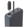 Hama „Travel“ Power Pack su laidu, 10000 mAh, 2 išėjimai: 2x USB-C, antracitas
