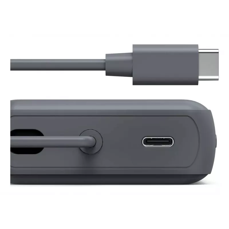 Hama „Travel“ Power Pack su laidu, 10000 mAh, 2 išėjimai: 2x USB-C, antracitas