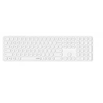Belaidė Bluetooth klaviatūra Rapoo 00228034 QWERTZ vokiška balta