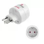 Hama 00223484 adapteris kištukui J tipas C tipas (Europlug) baltas