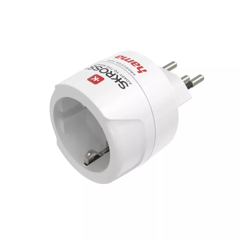 Hama 00223484 adapteris kištukui J tipas C tipas (Europlug) baltas