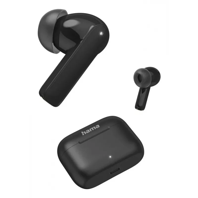 Hama Passion Clear II belaidės ausinės True Wireless Stereo (TWS) į ausį, skambučiai/muzika, juodos