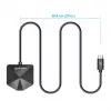 Manhattan USB-C ir USB-A jungties / stotelė, 4 prievadai: 2x USB-A, 2x USB-C, 5 Gbps (USB 3.2 Gen1), kampu išdėstyti prievadai, maitinama per USB