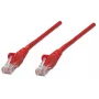 Intellinet tinklo jungiamasis kabelis Cat5e, 7,5 m, raudonas, CCA, U/UTP, PVC, RJ45, paauksuoti kontaktai, be užkliuvimo, su apsauginiu gaubteliu, viso gyvenimo garantija
