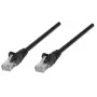Intellinet tinklo kabelis Cat5e, 7,5 m, juodas, CCA, U/UTP, PVC, RJ45, auksuoti kontaktai, be užkabinimo, su apsauginiu gaubteliu, viso gyvenimo garantija