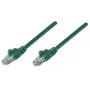 Intellinet tinklo jungiamasis kabelis, Cat5e, 7,5 m, žalias, CCA, U/UTP, PVC, RJ45, paauksuoti kontaktai, su apsauga nuo užkliuvimo, su batu, viso gyvenimo garantija