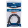 Intellinet Cat6 tinklo kabelis, 1,5 m, juodas, CCA, U/UTP, PVC, RJ45, auksuoti kontaktai, apsaugotas nuo užkliuvimo, su gaubtu, garantija visam laikui