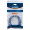 Intellinet Cat6 tinklo kabelis, 1,5 m, mėlynas, CCA, U/UTP, PVC, RJ45, paauksuoti kontaktai, su apsauga nuo užsikabinimo, su gaubtuku, visam gyvenimui garantija