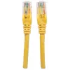 Intellinet tinklo jungiamasis kabelis, Cat6, 0,5 m, geltonas, CCA, U/UTP, PVC, RJ45, auksuoti kontaktai, apsaugotas nuo užkabinimo, su apsauginiu gaubtu, viso gyvenimo garantija