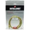 Intellinet tinklo jungiamasis kabelis Cat5e, 2 m, geltonas, CCA, U/UTP, PVC, RJ45, auksuoti kontaktai, su apsauga nuo užsikabinimo, su bateliais, viso gyvenimo garantija