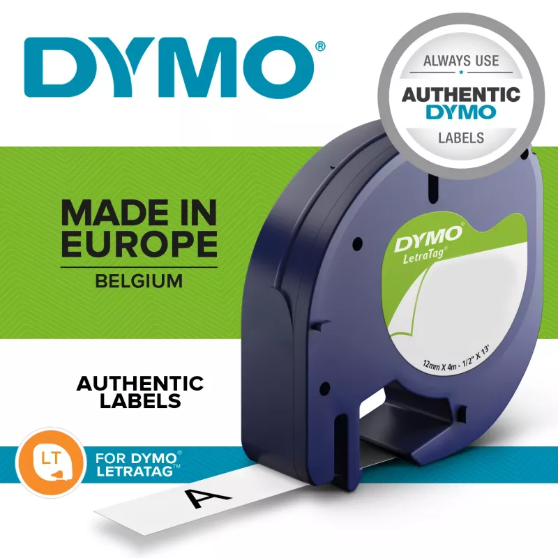 DYMO LetraTag ® 100T – Etikečių spausdintuvas QWZ, QWERTZ, tiesioginis terminis / terminis perkėlimas, pilka