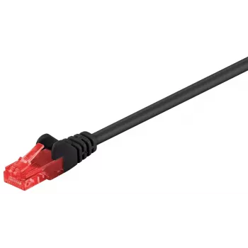 Tinklo laidas Goobay 95255 Juodas 0,25 m Cat6 U/UTP