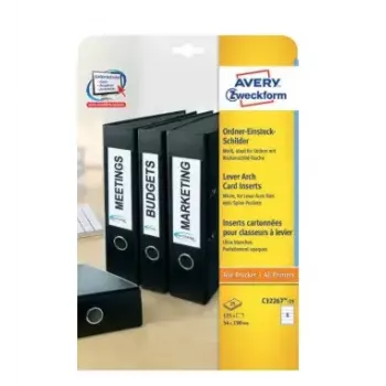 Lipnūs etikečių lapai spausdintuvui Avery C32267-25
