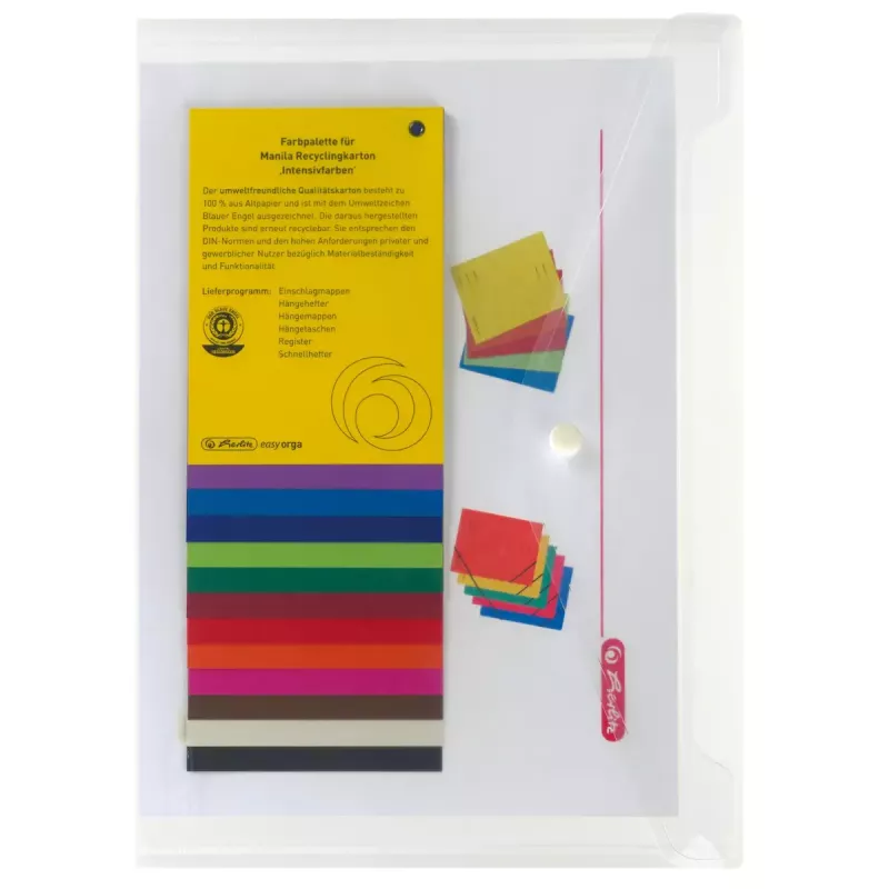 Aplankalas Herlitz 10657930 polipropileno (PP) skaidrus A4
