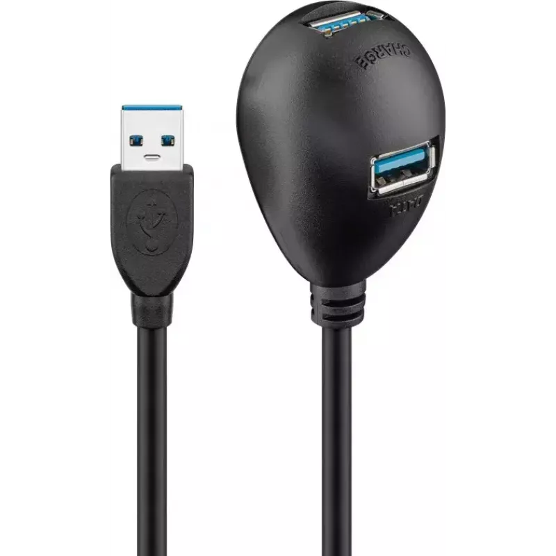 USB 3.0 ilginimo laidas Goobay 95918 juodas
