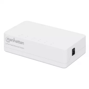 Manhattan 5-Port Fast Ethernet Switch, plastikinis, trejų metų garantija, dėžutė