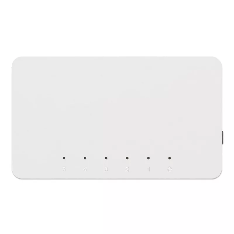Manhattan 5-Port Fast Ethernet Switch, plastikinis, trejų metų garantija, dėžutė