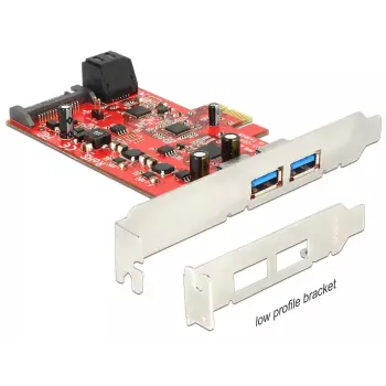 DeLOCK 89389 vidinė PCIe sąsajos plokštė su SATA ir USB 3.2 Gen 1 prievadais