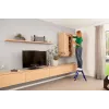 Krause 130082 aliumininis laiptelis juodai mėlynas