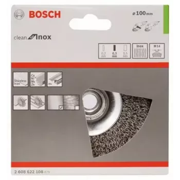 Šepečio ratas Bosch 2 608 622 108 iš nerūdijančio plieno