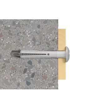 Kaiščių ir varžtų rinkinys Fischer 48795, 6x40 mm, 100 vnt.